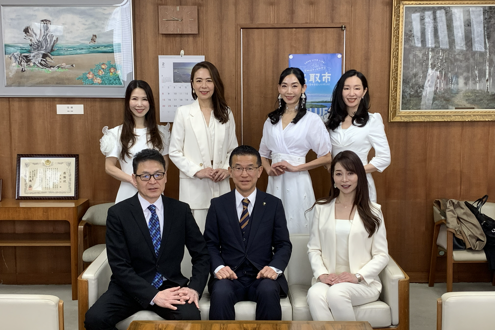 山田司郎名取市長への表敬訪問