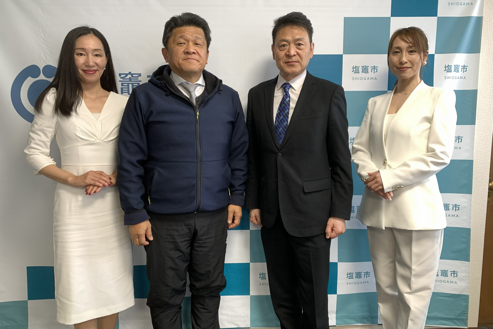 佐藤光樹塩竈市への表敬訪問